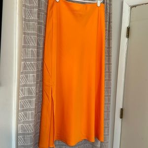 A New Day orange slip skirt (M)